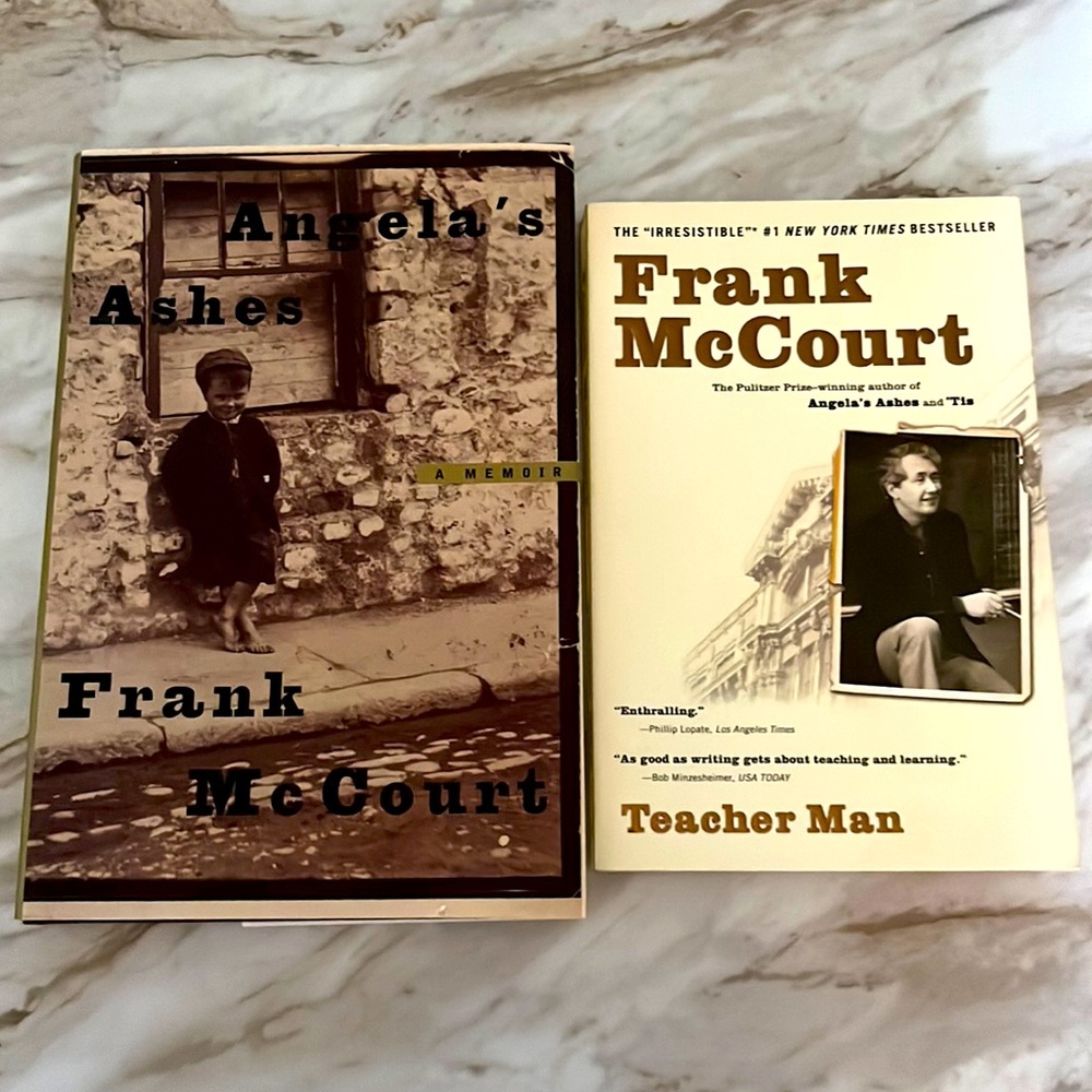 Frank McCourt Angela’s Ashes & Teacher Man Hard & Softcover Books